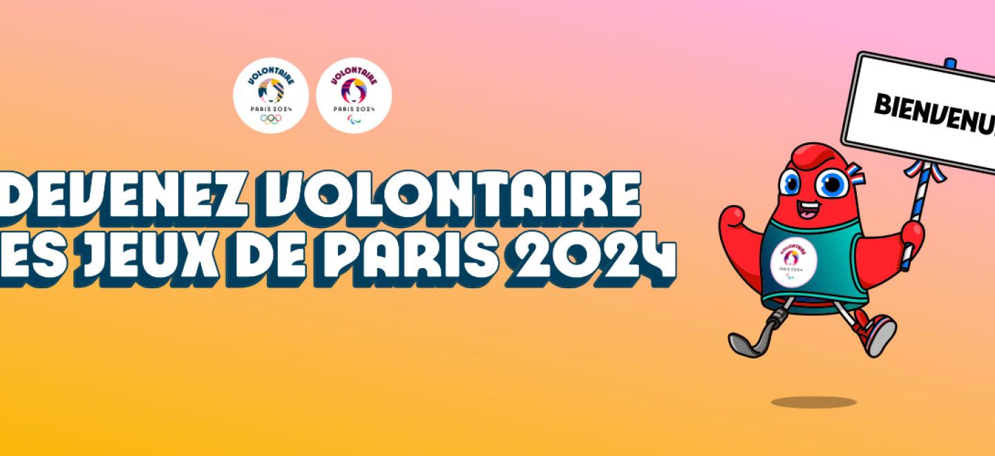 Devenez volontaires des Jeux de Paris 2024 Génération 2024